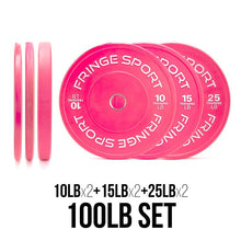 Load image into Gallery viewer, Pink Bumper Plate Sets