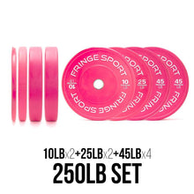 Load image into Gallery viewer, Pink Bumper Plate Sets