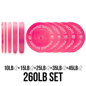 Pink Bumper Plate Sets