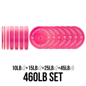 Pink Bumper Plate Sets