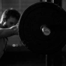 Load image into Gallery viewer, Atomic + Fringe 20kg Atomic Athlete Olympic Barbell
